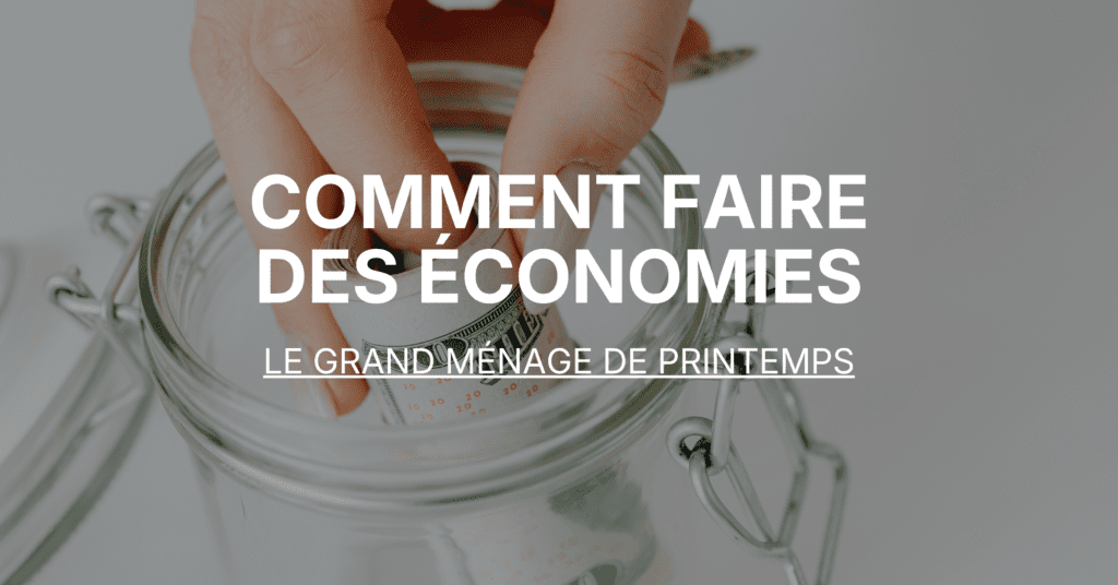 Comment faire des économies